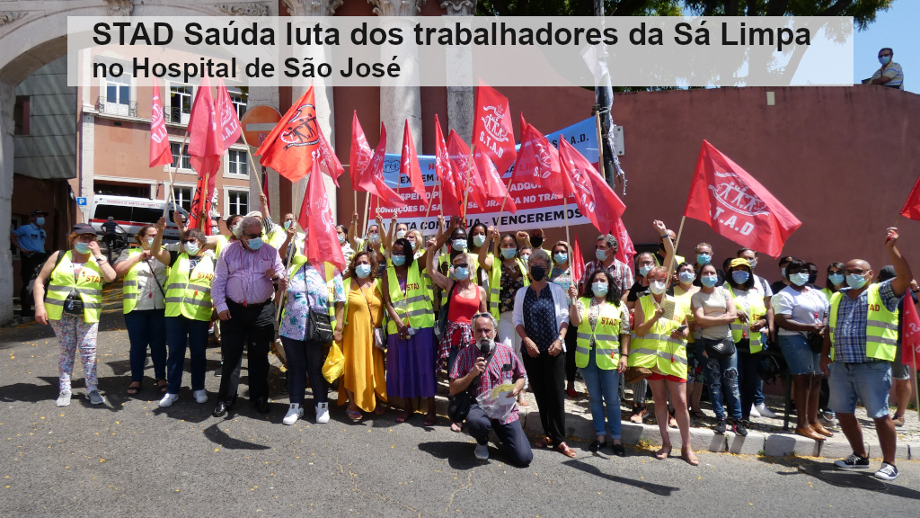 Saudação Sá Limpa Hospital de S. José