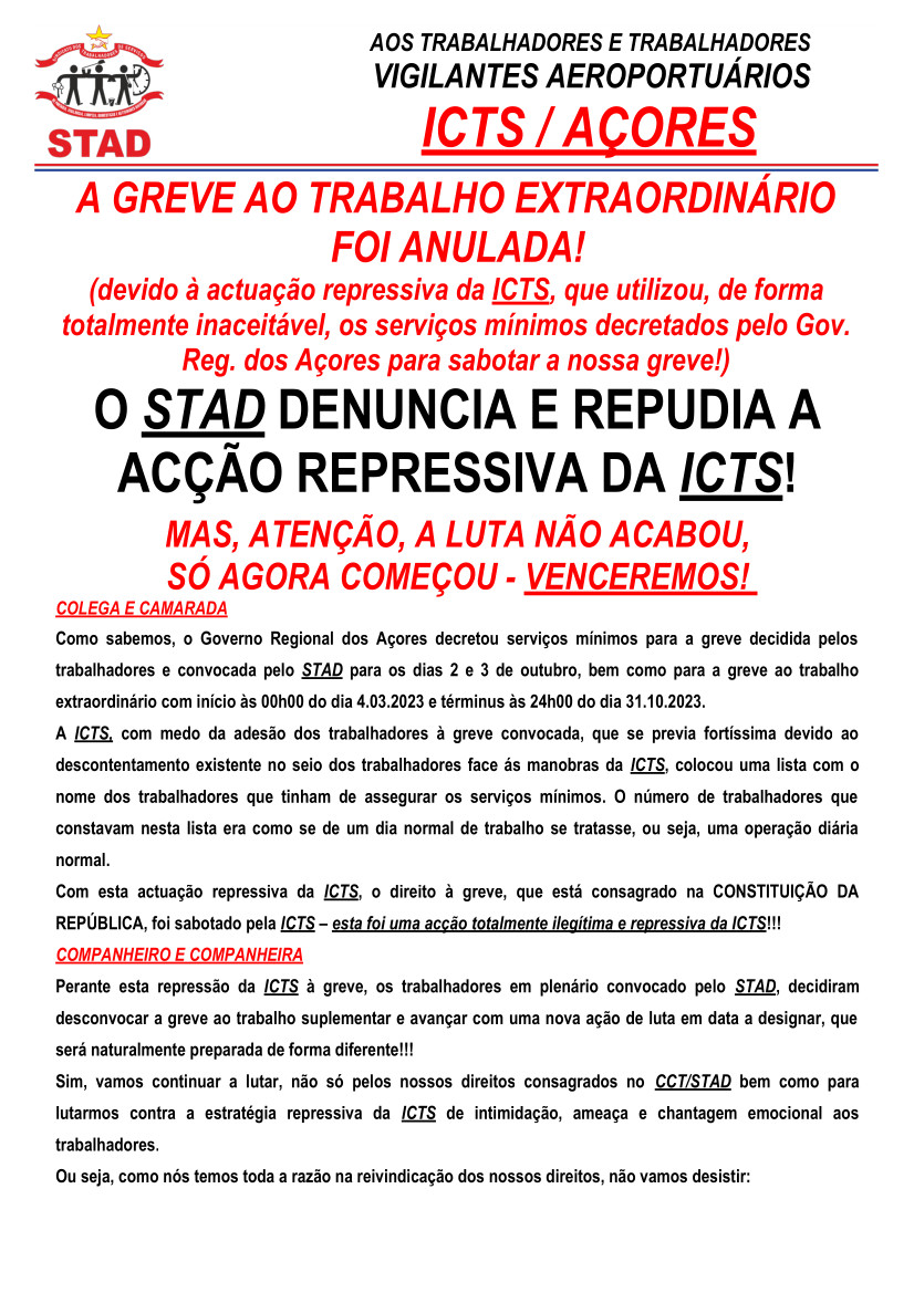 Nº 90 ICTS Greve Desconvocada1