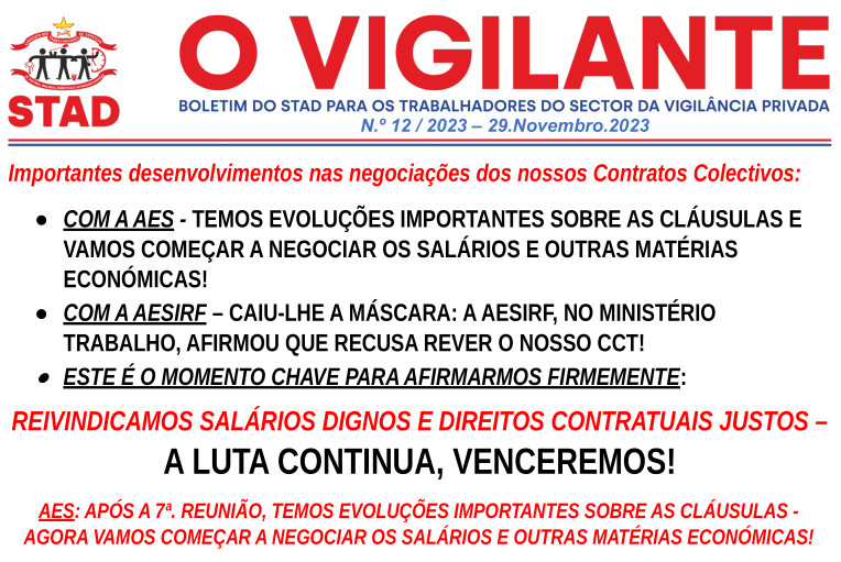 Nº 110 O VIGILANTE 2023 Nº 12 28112023