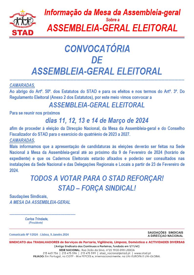 STAD.A GERAL ELEITORAL 2024 08012024