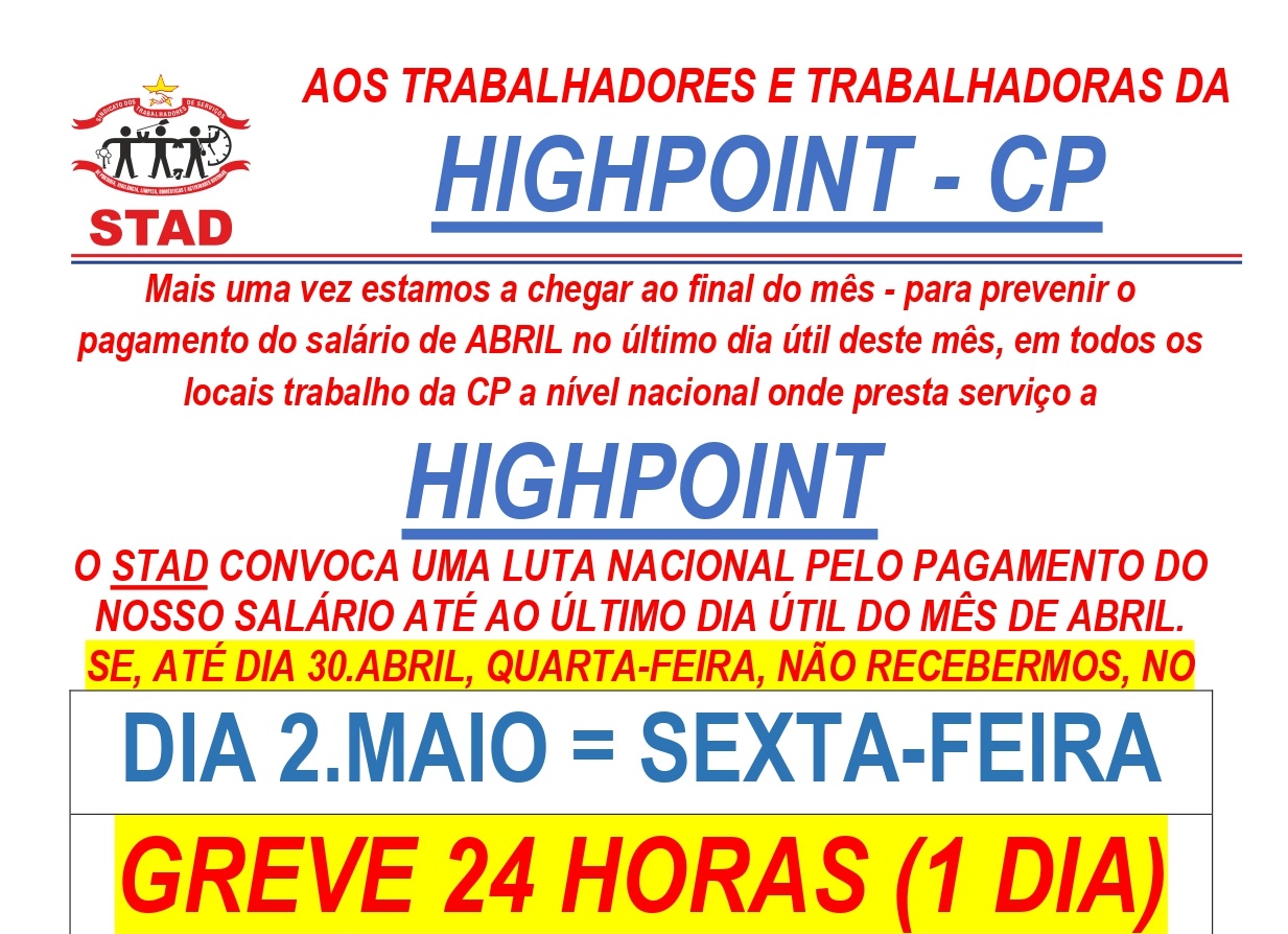 Nº 41 HIGHPOINT Luta CP 02.05.2025 capa