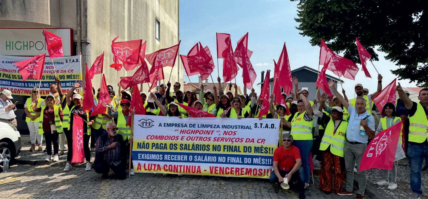 VENCEREMOS! BOLETIM N.º4 DO STAD PARA OS TRABALHADORES DO SECTOR DA LIMPEZA INDUSTRIAL