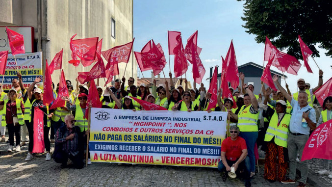 VENCEREMOS! BOLETIM N.º4 DO STAD PARA OS TRABALHADORES DO SECTOR DA LIMPEZA INDUSTRIAL